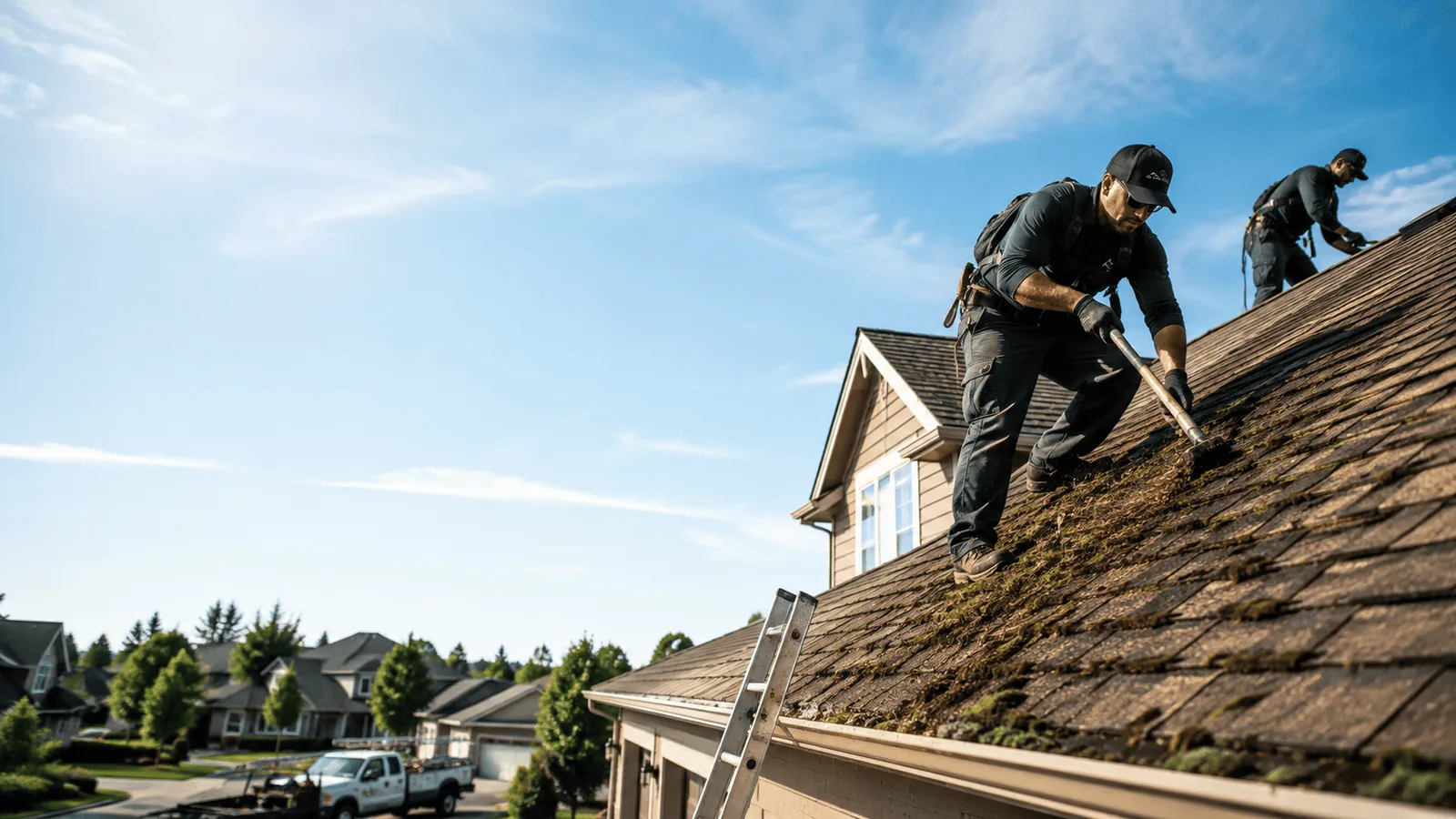 Roof Moss Removal in Lafayette, LA near me